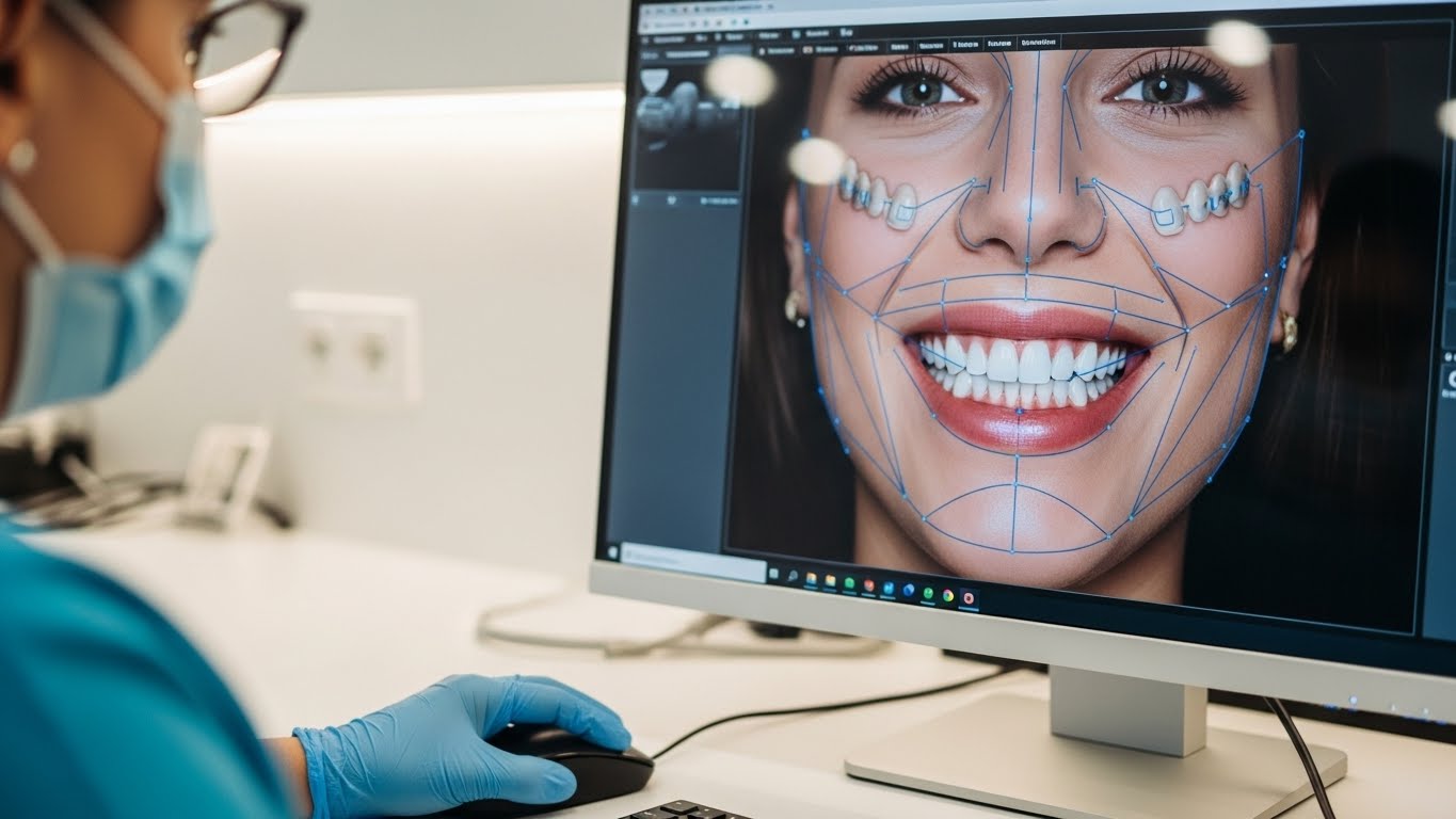 Digital smile design preview for veneer planning and cost accuracy